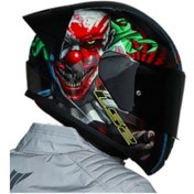 Resim Ls2 Rapid 2 Race Happy Dreams Siyah Vizör Kask Kırmızı Siyah 