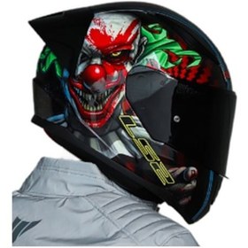 Resim Ls2 Rapid 2 Race Happy Dreams Siyah Vizör Kask Kırmızı Siyah 