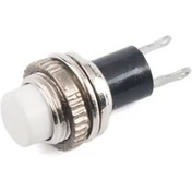 Resim TIEE 10mm Mini Diafon Buton - Normali Açık (NO) - BEYAZ 