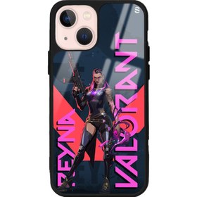 Resim Apple iPhone 13 Valorant Reyna Tasarımlı Glossy Telefon Kılıfı 