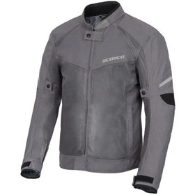Resim Scoyco Jk118 Korumalı Yazlık Motosiklet Montu Gri 
