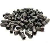 Resim Electroon Rg6U6 Siyah Contalı F Konnektör - 100Adet 