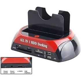 Resim Usb 2.0 Kart Okuyucu Hard Disk Dockinghdd Klonlama Ide Sata (519128179) 