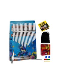 Resim Midex Klx-640 Okyanus Cam Kalimba 17 Tuşlu Full Set 