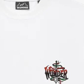 Resim WUNDER x KRÜW Can Dağlı Holy Rite Tee 'White' 