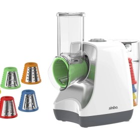 Resim 5in1 Otomatik Meyve ve Sebze Doğrayıcı Makine Kalın Ince = Rende - Dilimleme - Öğütücü 150W SHB-7505 (2818) 