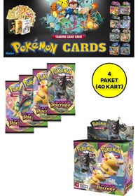 Resim Pokemon Oyun Kartı Tcg Sword&shield Vivid Voltage Booster Pack - 4 Paket 40 Kart 