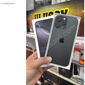 Resim Apple iPhone 16 Pro Max İkinci El YD | 256 GB | Siyah 