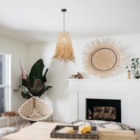 Resim Lucea Dresa 03 30’luk Tekli Sarkıt, Doğal ahşap 