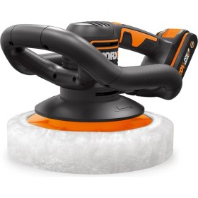Resim Worx WX856 20VOLT 2.0AH. Li-Ion 254MM Şarjlı Orbital Polisaj Makinesi 