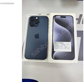 Resim Apple iPhone 15 Pro Max İkinci El TR | 256 GB | Mavi 
