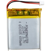 Resim 3.7 Volt 600 Mah Lityum Polimer Pil (5057) 