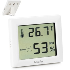 Resim Hype Store Bluefox Dijital Oda Termometresi ve Nem Ölçer – LCD Ekranlı, Kompakt Higrometre, İç Mekan Sıcaklık v 