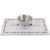 Resim Tekli Seramik Dekoratif Kedi Ve Köpek Pleksi Mama & Su Kabı Kedi Paspası 