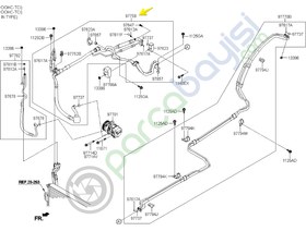 Resim Sorento Klima Hortum Boru Kiti Orjinal | 97759C5080 