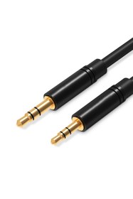 Resim LOOVOX Iphone Samsung Xiaomi Huawei Oppo Uyumlu Örme 3,5mm Aux Çelik Örgü Araç Ev Müzik Video Ses Kablosu 