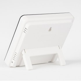 Resim ARGEROBO Dijital Oda Termometresi Higrometre Sıcaklık ve Nem Ölçer LCD Ekranlı Masa Saati ve Alarm 