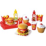 Resim Ecoiffier Hamburger Yemek Menüm 
