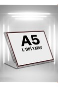 Resim Genel Markalar L Tipi A5 Pleksi Föylük Broşürlük-yatay A5 Föylük-5 Li Paket 