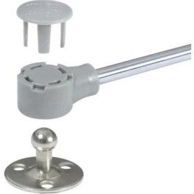 Resim Std Dolap Amortisörü Gazlı Piston Kapak Hidroliği 27 cm 80N -(1 Adet) 