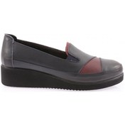 Resim Dgn 1080-5826-22k Kadın Dolgu Taban Comfort Ayakkabı 1080-5826-2106-R0984 Lacivert - Bordo 