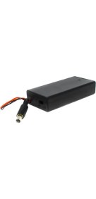 Resim Motorobit 18650 2'li Jacklı Pil Yuvası - Kapaklı Ve Anahtarlı 