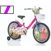 Resim Corelli Lovely Kız Çocuk Bisikleti V 20 Jant Mor Beyaz Çok Renkli 