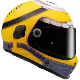 Resim HJC V10 KASK STUART MINIONS MC3 