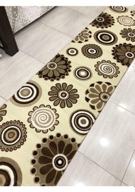 Resim Saray Halı Irmak 11541 R 80X300 Kahve Krem 3 Metre Yolluk ! 