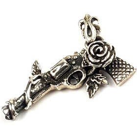 Resim OSESHOP Tabanca Tasarım Gümüş Kolye Ucu 