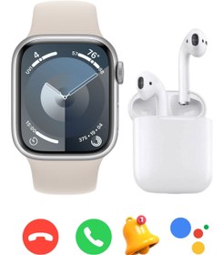 Resim BGGTech Iphone 7 Plus Uyumlu Watch 9 Series T900 Pro Max Akıllı Saat + i12 Bluetooth Kulaklık 