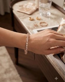 Resim Xuping Rose Gold Kadın Paslanmaz Çelik Bileklik 