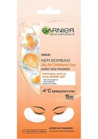 Resim Garnier Göz Altı Torbalarına Karşı Kağıt Göz Maskesi 