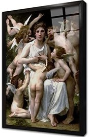 Resim William Adolphe Bouguerea Çerçeveli Cam Tablo 20x30 cm CB02510 