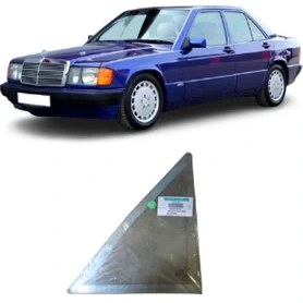 Resim Mercedes E190 - W201 Kasa Sağ Arka Kelebek Camı Yeşil 1983-1993 