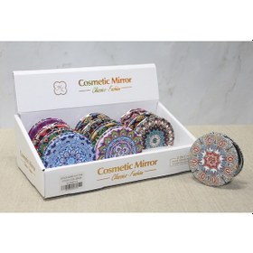 Resim Taşlı El Aynası Yuvarlak İnce Model 3 - 9060963239757rx8 