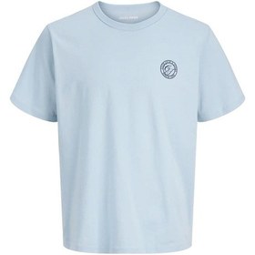 Resim Jack & Jones Jjalliance Erkek Tişört Mavi 