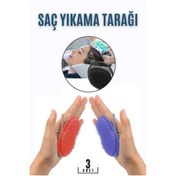 Resim Skygo Saç Yıkama Tarağı Avuçiçi 3 LÜ SET Belgiqa Design 