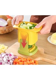 Resim Sebze Doğrayıcı Pratik Sarı 