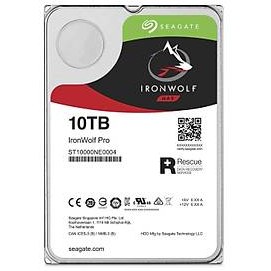 Resim Seagate Ironwolf Pro 3.5 10TB Sata 3.0 256MB 214MB/S RV Sensör 7200RPM 300TB/YIL İşyükü 7/24 E-NAS Data Kurtarmalı Disk ST10000NE0004 HDD & Harddisk 