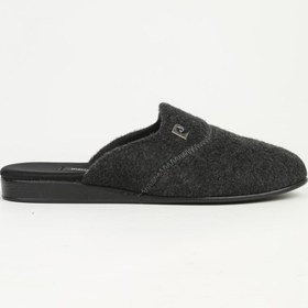 Resim Pierre Cardin Erkek Ev Terliği Füme Keçe PC-55368 