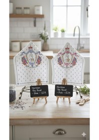 Resim Cath Kidston Desenli Mutfak Kurulama Bezi 1-adet Beyaz - Yeşil 