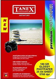 Resim Tanex A4 Fotoğraf Kağıdı 180 Gr 25 Li Paket 