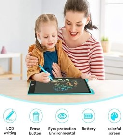 Resim SOLE 10 Inch, Kalemli LCD Dijital Çizim-Eğitim Yazı Tableti, Dijital Çizim Pedi-10 inç, Turkuaz 