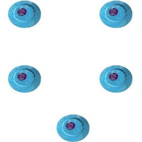 Resim Kullan At Parti Davet Sunum Servis Plastik Sert Mika Tabak - 26 Cm. - Turkuaz - 6 Adetlik 5 Paket 