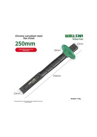 Resim Geeksen Endüstriyel Çelik Çekiç, Kireç Taş Kesici, Krom Vanadyum Bıçak, 10" Siyah Oksit, Profesyonel El Aleti 