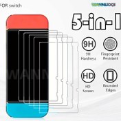 Resim Nintendo Switch Temperli Cam Ekran Koruyucu - 5 Paket, Şeffaf HD Temiz, Çizik Önleyici - Nintendo Switch / Nintendo Switch OLED / Nintendo Switch Lit ile Uyumlu 