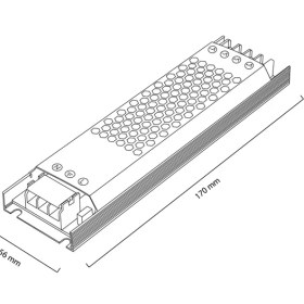 Resim Nevo 24V 8.3A Slim LED Trafosu NT200-24 