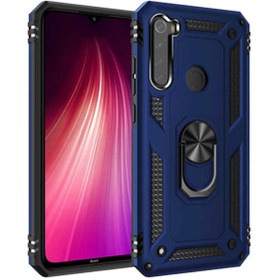 Resim emybox Redmi Note 8 Yüzük Stantlı Kamera Korumalı Köşe Korumalı Armor Tank Zırh Telefon Kılıfı Kapak 