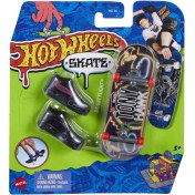 Resim Hot Wheels Skate Parmak Kaykay ve Ayakkabı Paket 